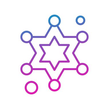 yıldız simgesi vektör illüstrasyonu