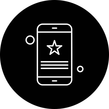 Vektör mobil ağ simgesi 