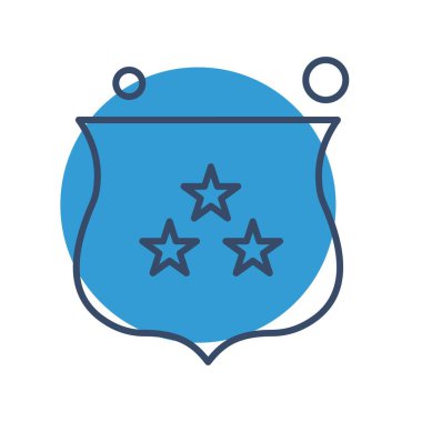 Vektör kalkanı ağ simgesi