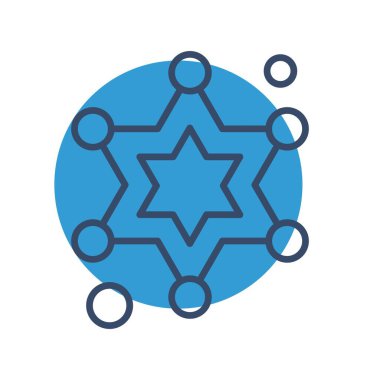 yıldız simgesi vektör illüstrasyonu