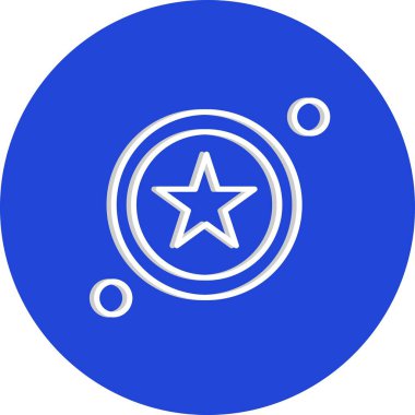 yıldız simgesi vektör illüstrasyonu