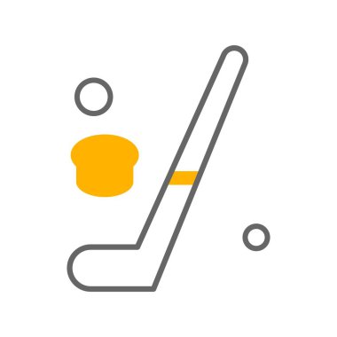  Vektör Hokeyi Simgesi, basit web illüstrasyonu 