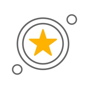 yıldız simgesi vektör illüstrasyonu