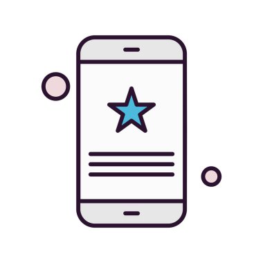 Vektör mobil ağ simgesi