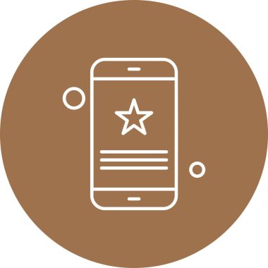 Vektör mobil ağ simgesi