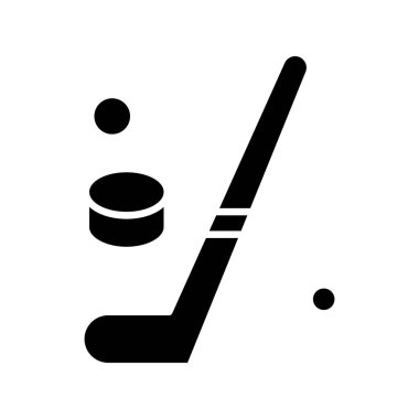  Vektör Hokeyi Simgesi, basit web illüstrasyonu 