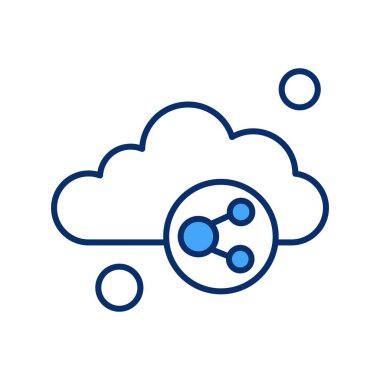  Vektör bağlantısı simgesi, basit web illüstrasyonu 