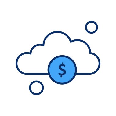 Dolar simgesi vektör illüstrasyonu