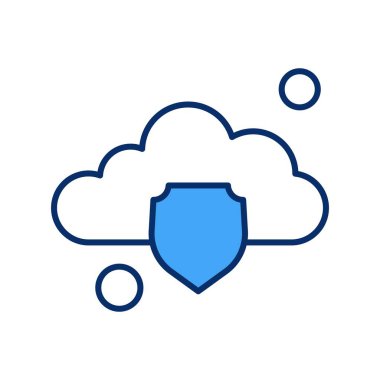 Vektör kalkanı ağ simgesi