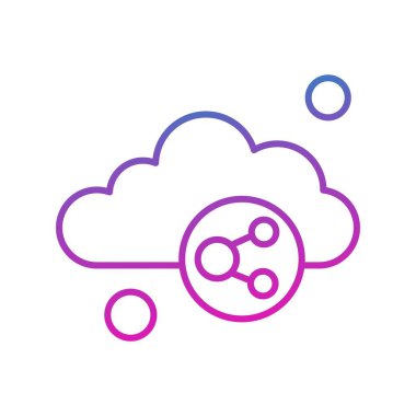  Vektör bağlantısı simgesi, basit web illüstrasyonu 