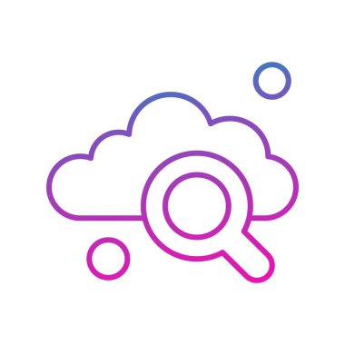 araştırma simgesi, vektör illüstrasyonu