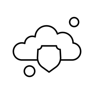 Vektör kalkanı ağ simgesi