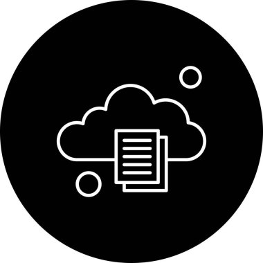 belge simgesi, vektör çizimi