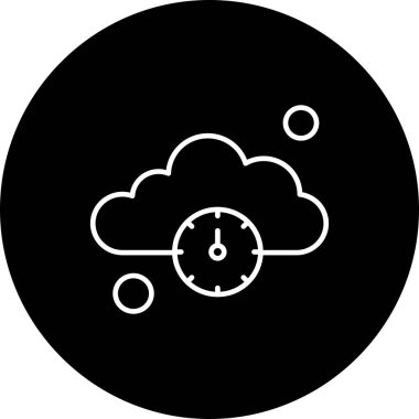 Renkli Vektör Saat Simgesi 