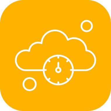 Renkli Vektör Saat Simgesi 