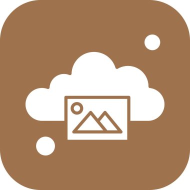 Vektör galerisi simgesi, basit web illüstrasyonu