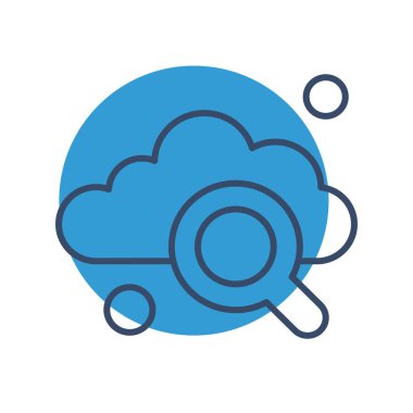 araştırma simgesi, vektör illüstrasyonu