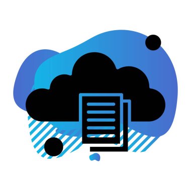 Belgenin vektör illüstrasyonu, basit simge tasarımı