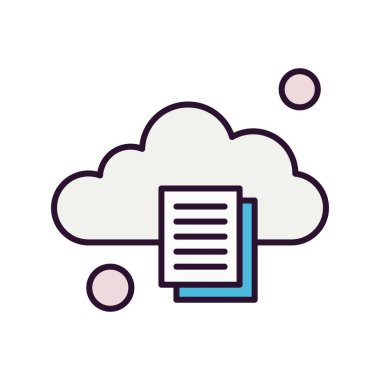 belge simgesi, vektör çizimi