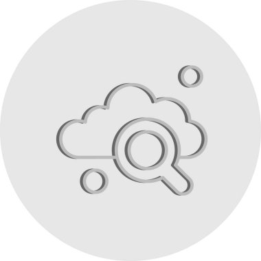 araştırma simgesi, vektör illüstrasyonu