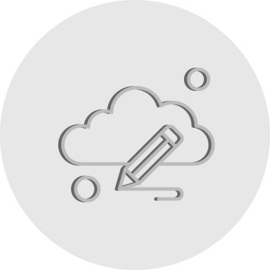  kalem simgesi vektör illüstrasyonu 