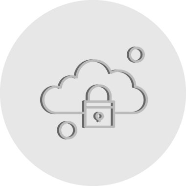 Vektör Kilit Simgesi, güvenlik kavramı