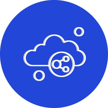  Vektör bağlantısı simgesi, basit web illüstrasyonu 