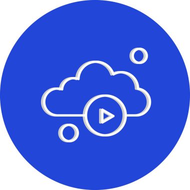 Vektör çalma Simgesi, basit web illüstrasyonu