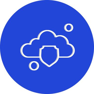 Vektör kalkanı ağ simgesi