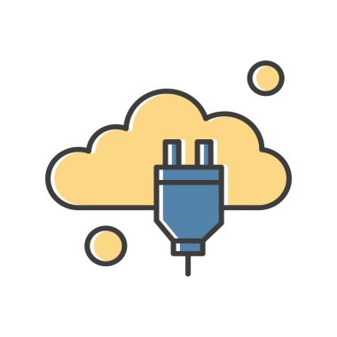 Dolgu simgesi vektör illüstrasyonu