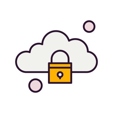 Vektör Kilit Simgesi, güvenlik kavramı