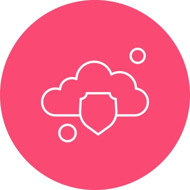 Vektör kalkanı ağ simgesi