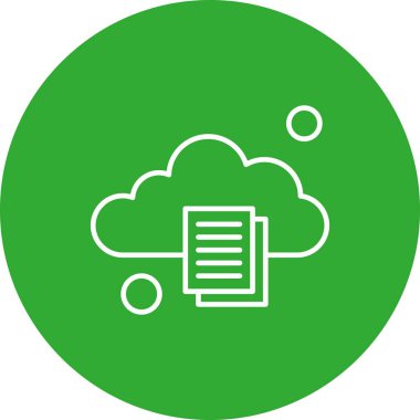 belge simgesi, vektör çizimi