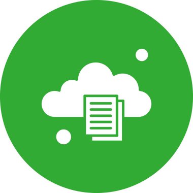 Belgenin vektör illüstrasyonu, basit simge tasarımı