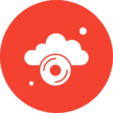  Vektör cd Simgesi, basit web illüstrasyonu 