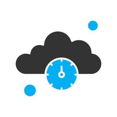 Renkli Vektör Saat Simgesi 