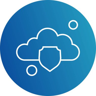 Vektör kalkanı ağ simgesi