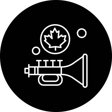Modern icon vector illustration, Canada day concept  clipart