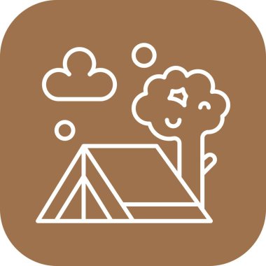 Modern ikon vektör illüstrasyonu, Kanada günü konsepti 