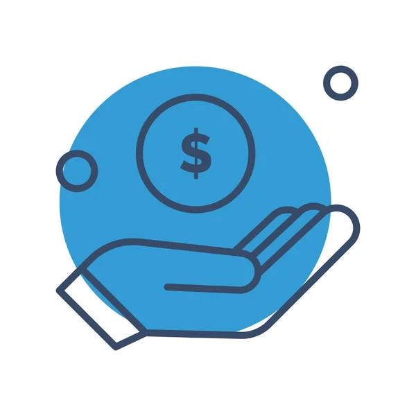 Dollar Symbol Vektor Illustration — Stockvektor