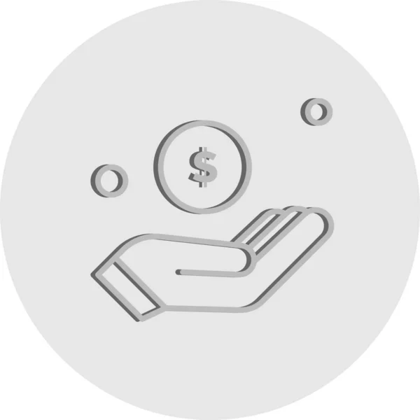 Dollar Symbol Vektor Illustration — Stockvektor