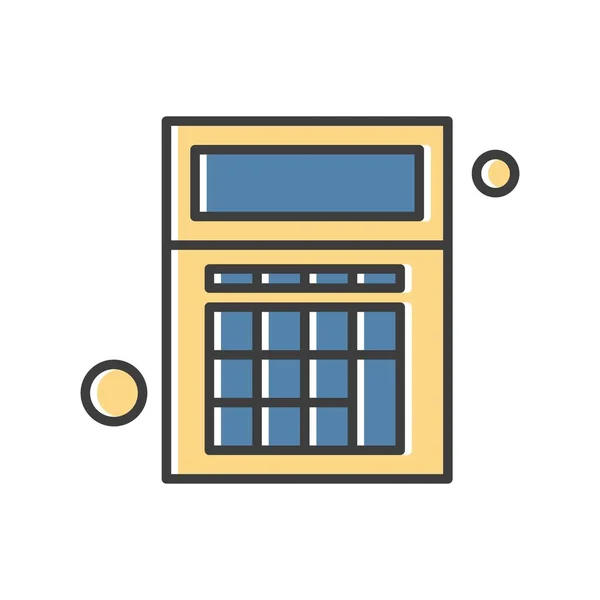 Calculator Icon Vector Illustration — Stock Vector