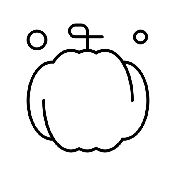 Icono Calabaza Vectorial Ilustración Web Simple — Archivo Imágenes Vectoriales