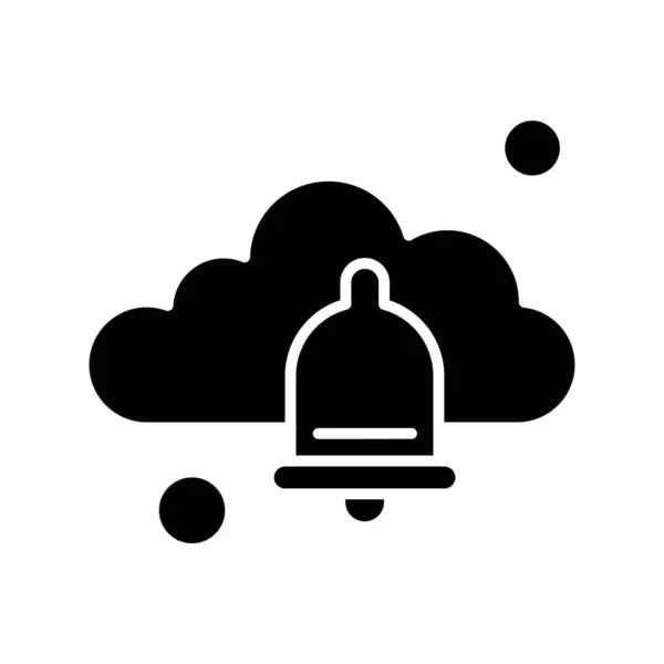 Digital Cloud Icon Vector Illustration — Stock Vector