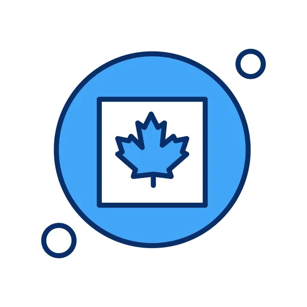 Nowoczesny Wektor Ikony Ilustracji Koncepcja Dzień Kanada — Wektor stockowy