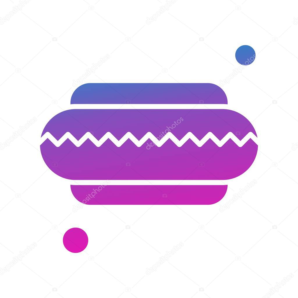  Vector hotdog Icon , simple web illustration