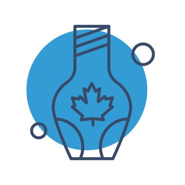 Kanada Günü Simge vektör illüstrasyonu