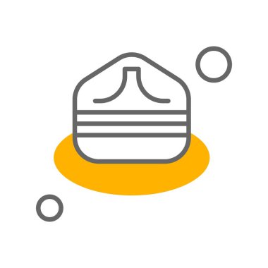 Ofis simgesi vektör illüstrasyonu