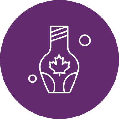  şişe simgesi, vektör illüstrasyonu