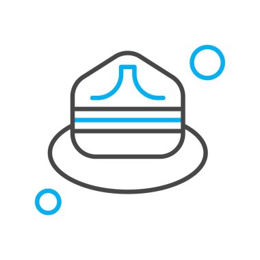 Ofis simgesi vektör illüstrasyonu